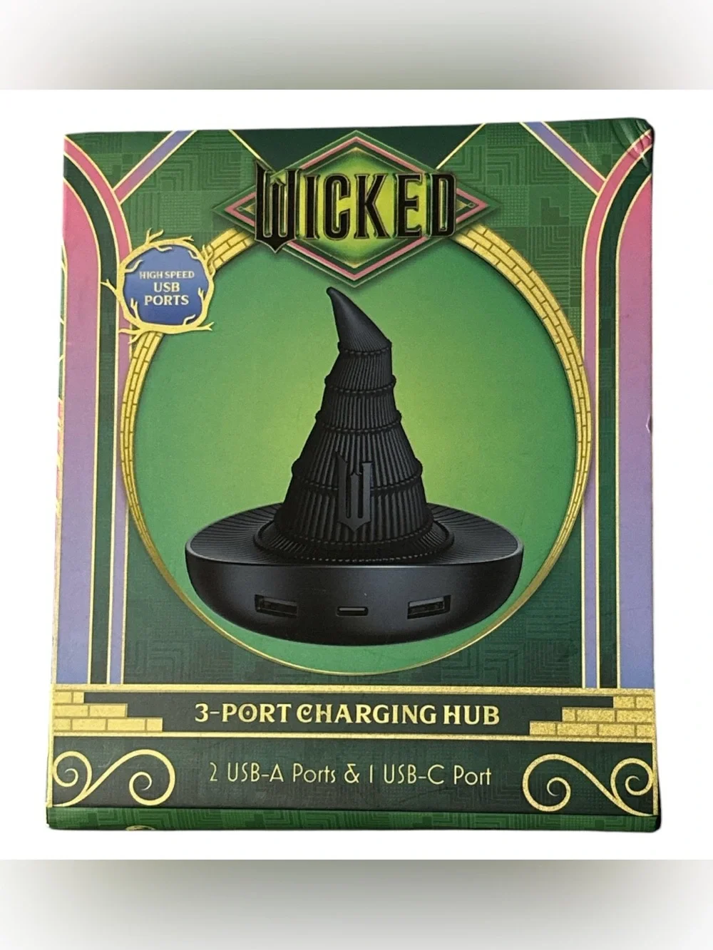 Wicked Witch Hat 3-Port Charging Hub